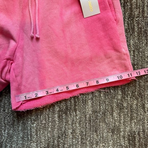 Cotton Citizen Vintage Wash Hot Pink Brooklyn Raw Hem Elastic Waist Short Small - Picture 10 of 12